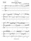 Chromatic Fugue BWV 903 (Clarinet Trio)
