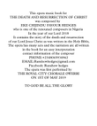 Opera for the DEATH AND RESSURATION OF CHRIST FULL MUSIC BOOK WITH ORCHESTRA