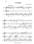 Le bouquet for 2 flutes and guitar