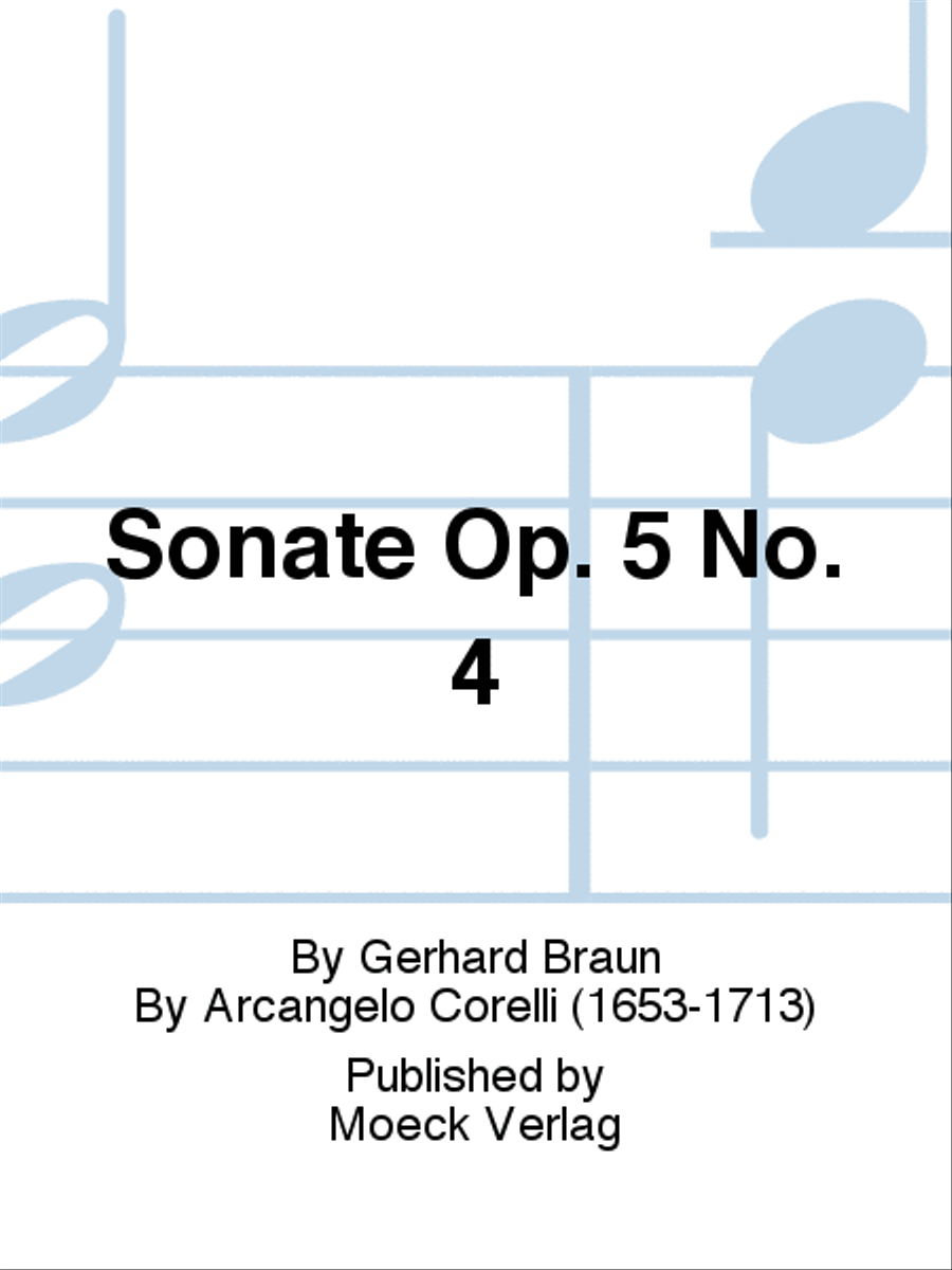Sonate Op. 5 No. 4 Alto Recorder scores gallery preview page 1