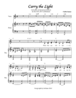 Carry the Light - Duet