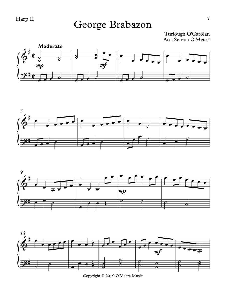 George Brabazon, Harp II George Brabazon, Harp II Celtic Harp scores gallery preview page 2