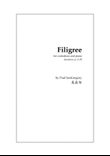 Filigree, for contrabass and piano