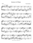 Imitanze in D Major