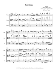 Mouret Rondeau for String Trio