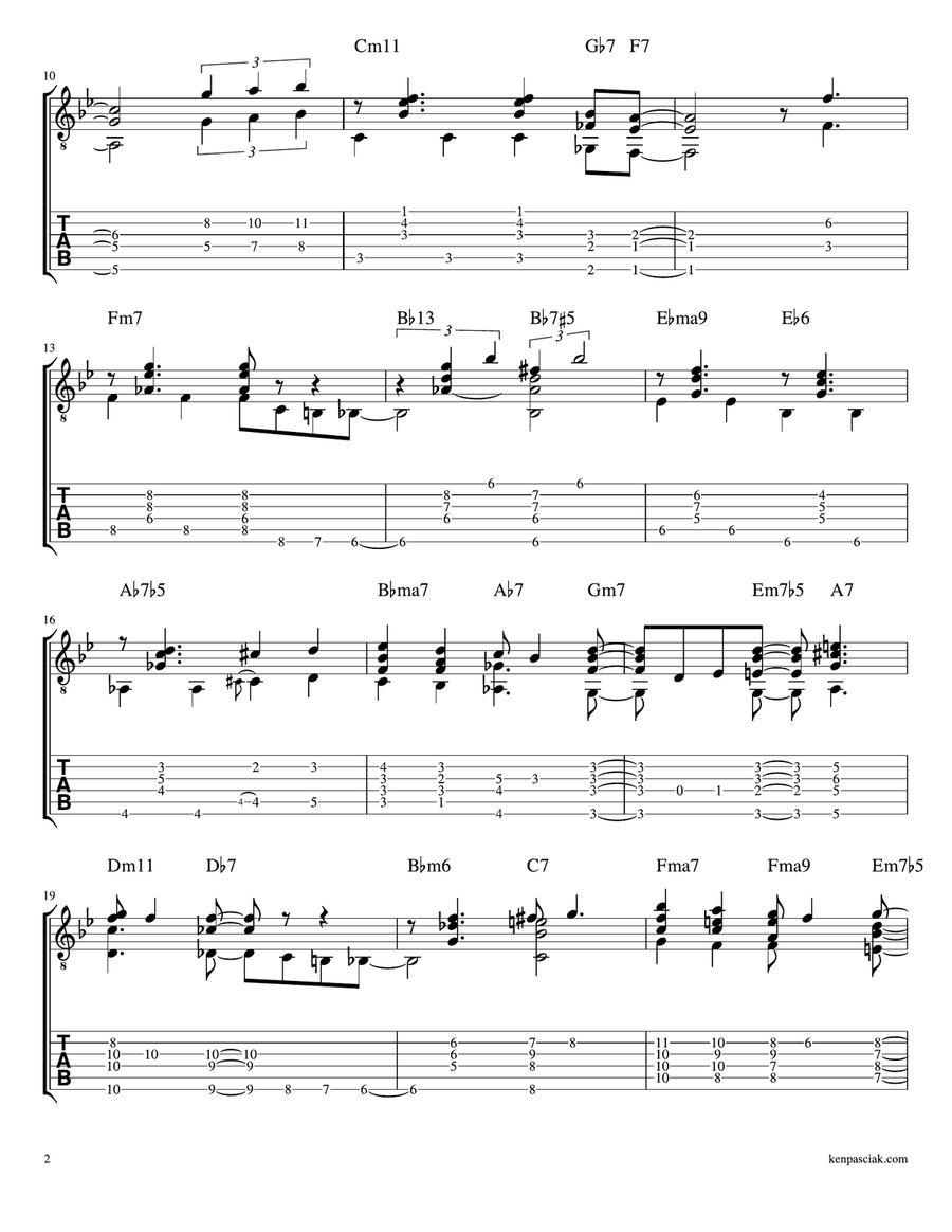 Stella By Starlight Stella By Starlight Acoustic Guitar scores gallery preview page 3