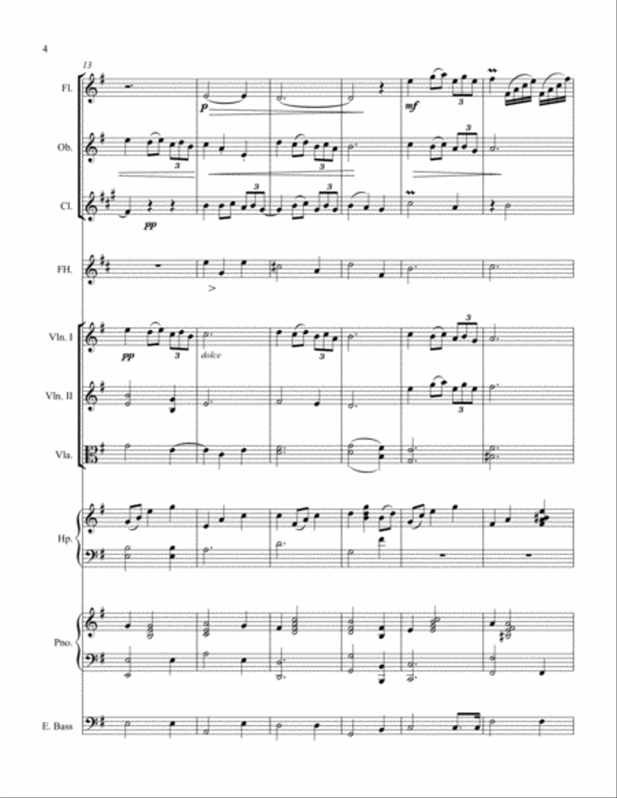 Adagio Clarinet scores gallery preview page 4