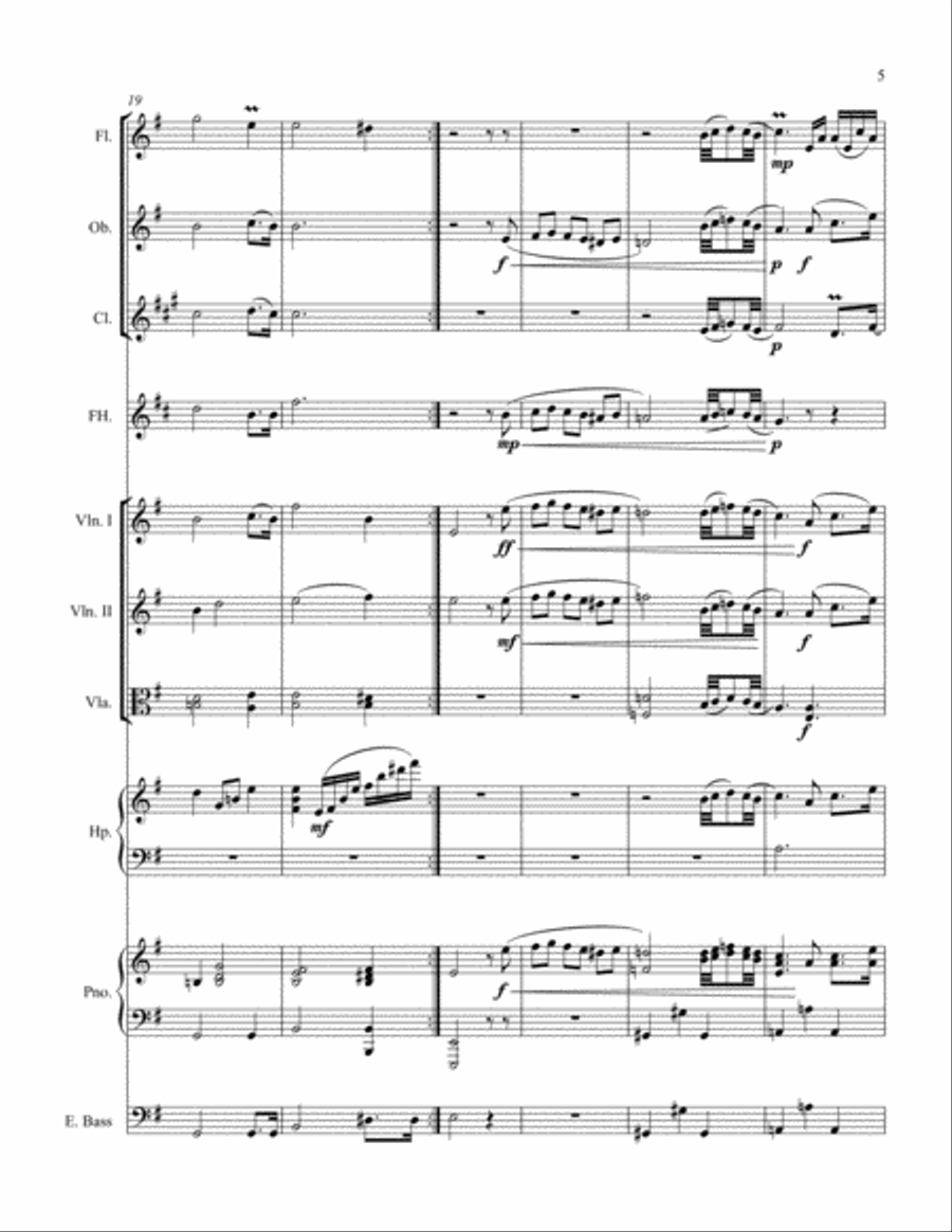 Adagio Clarinet scores gallery preview page 5