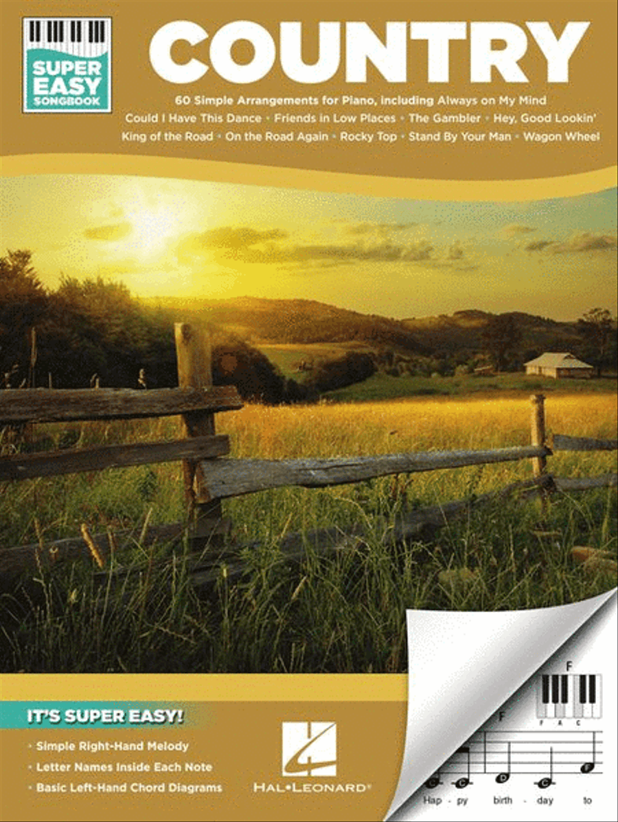 Country – Super Easy Songbook Easy Piano scores gallery preview page 2