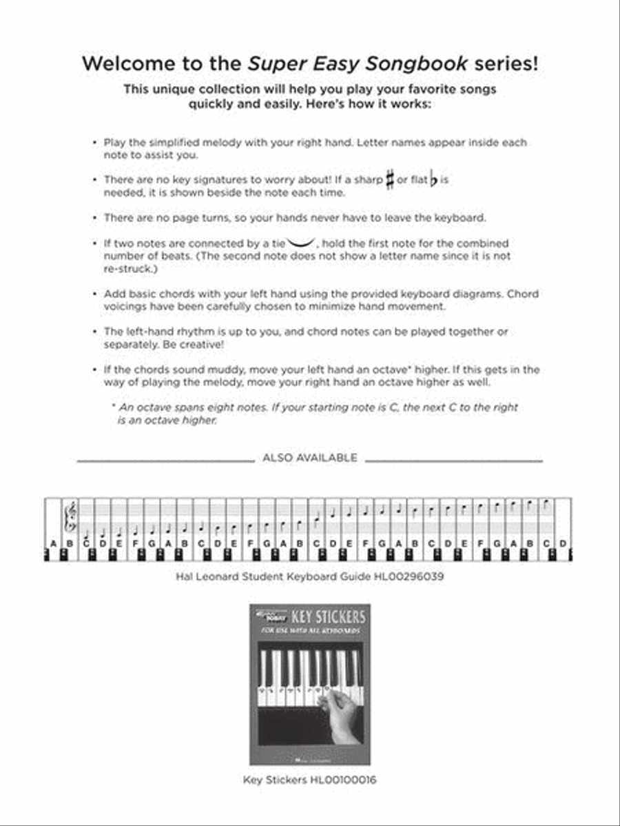 Country – Super Easy Songbook Easy Piano scores gallery preview page 3