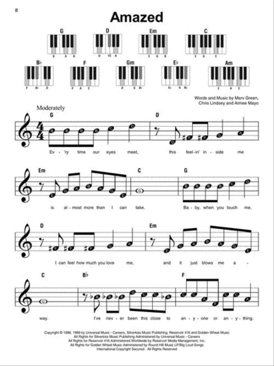 Country – Super Easy Songbook Easy Piano scores gallery preview page 8
