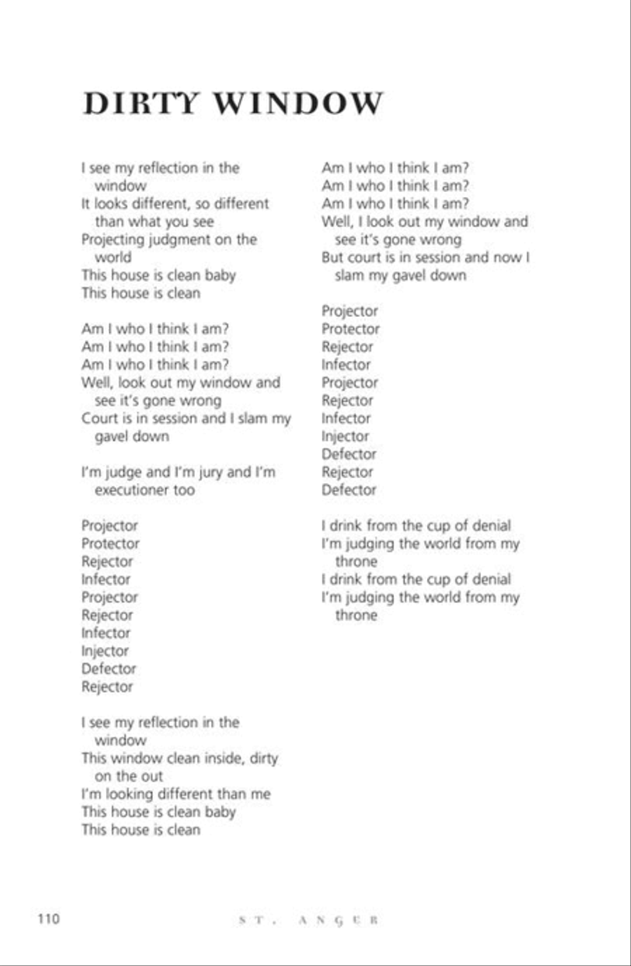 Metallica – The Complete Lyrics – 3rd Edition Collection / Songbook scores gallery preview page 7