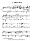 Arrangement of O Worship the King