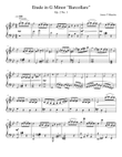 Etude in G Minor - 