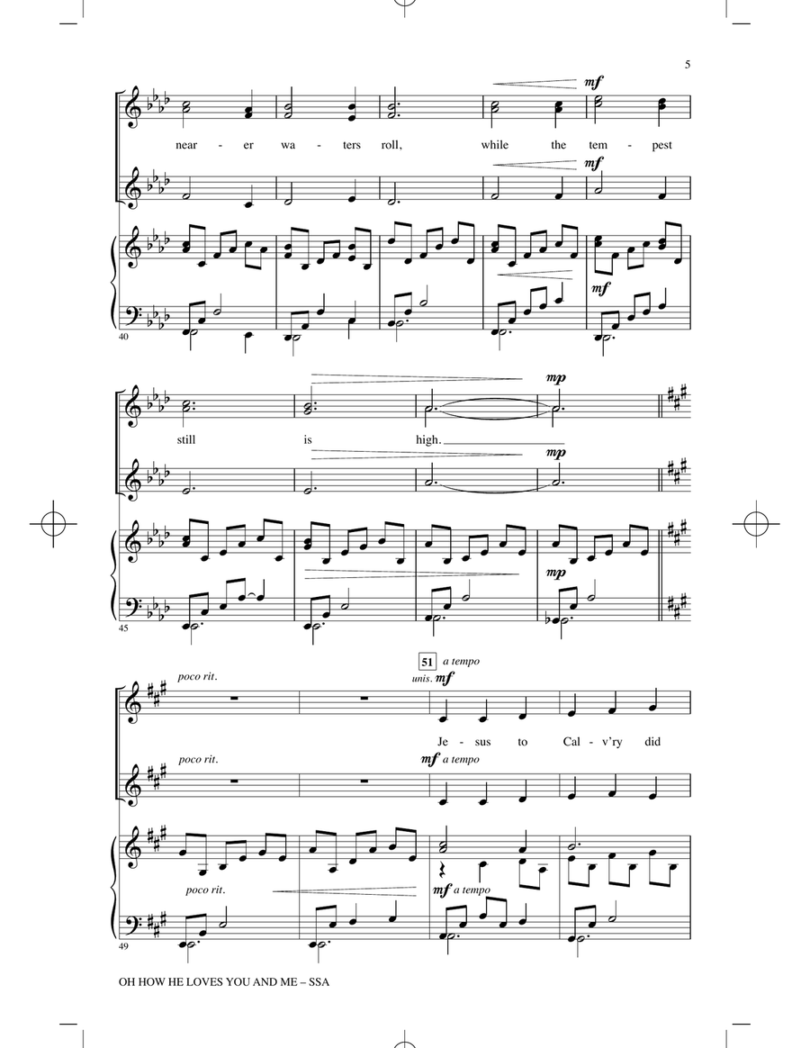 Oh How He Loves You And Me (with 