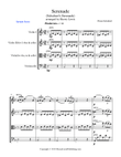 SCHUBERT SERENADE String Trio, Intermediate Level for 2 violins and cello or violin, viola and cell
