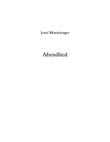 Abendlied for Brass Ensemble