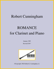 Romance for Clarinet and Piano