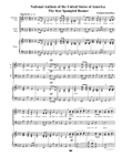 National Anthem: The Star Spangled Banner for 3-part SAB Mixed Choir with optional keyboard accompan