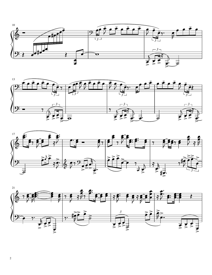 Love Story Piano Solo scores gallery preview page 2