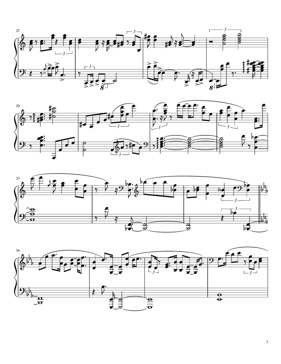 Love Story Piano Solo scores gallery preview page 3
