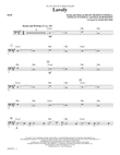 Lovely (from 13 Reasons Why) (arr. Mark Brymer) - Bass mini preview