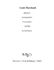 Quatuor (arrangement for 4 recorders)