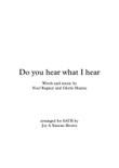 Do You Hear What I Hear