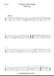 A Trip To The Cottage Jig For Guitar Tab Only