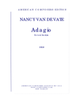 [Van de Vate] Adagio for Orchestra