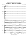 Fantastic Shapes in Vivid Blue - Score