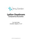 Lydian Daydream
