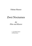 2 Nocturnes for Flute and Piano