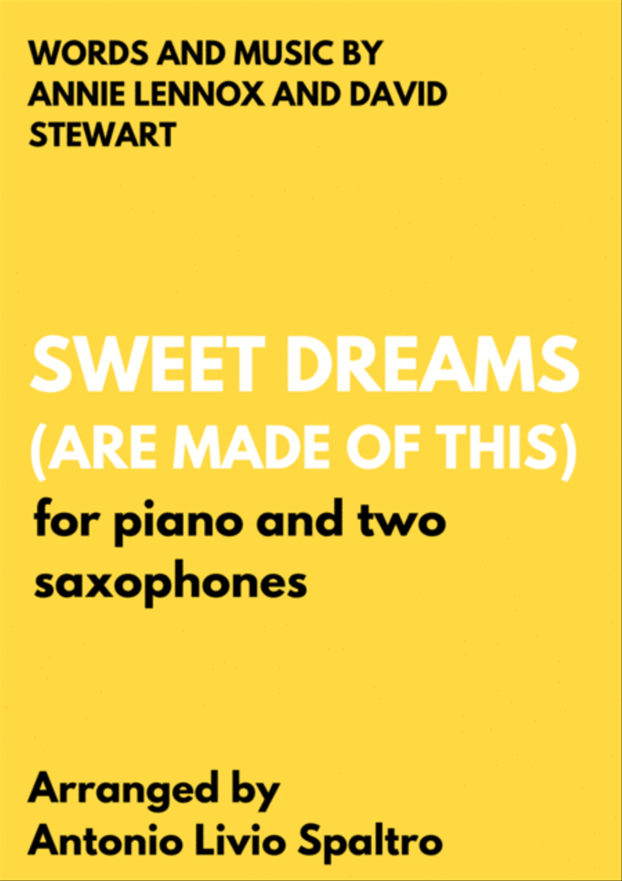 Sweet Dreams (Are Made Of This) Woodwind Duet scores gallery preview page 1