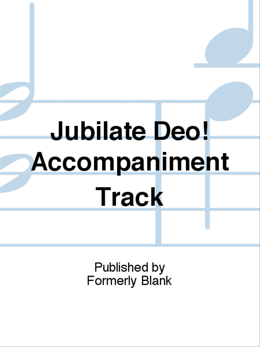 Jubilate Deo! Accompaniment Track SAT scores gallery preview page 1
