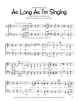 As Long As I'm Singing