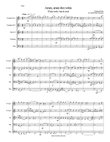 Amen Amen dico vobis (Truly truly I say to you) for brass quintet