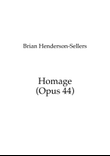Homage (for piano, clarinet and French horn)