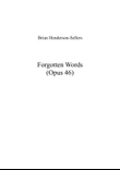 Forgotten words (song for female choir)