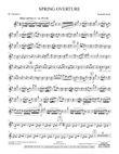 Spring Overture - Bb Clarinet 2 mini preview