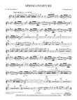 Spring Overture - Eb Alto Saxophone 1 mini preview