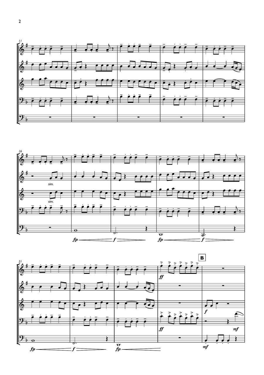High Hopes High Hopes Brass Ensemble scores gallery preview page 2