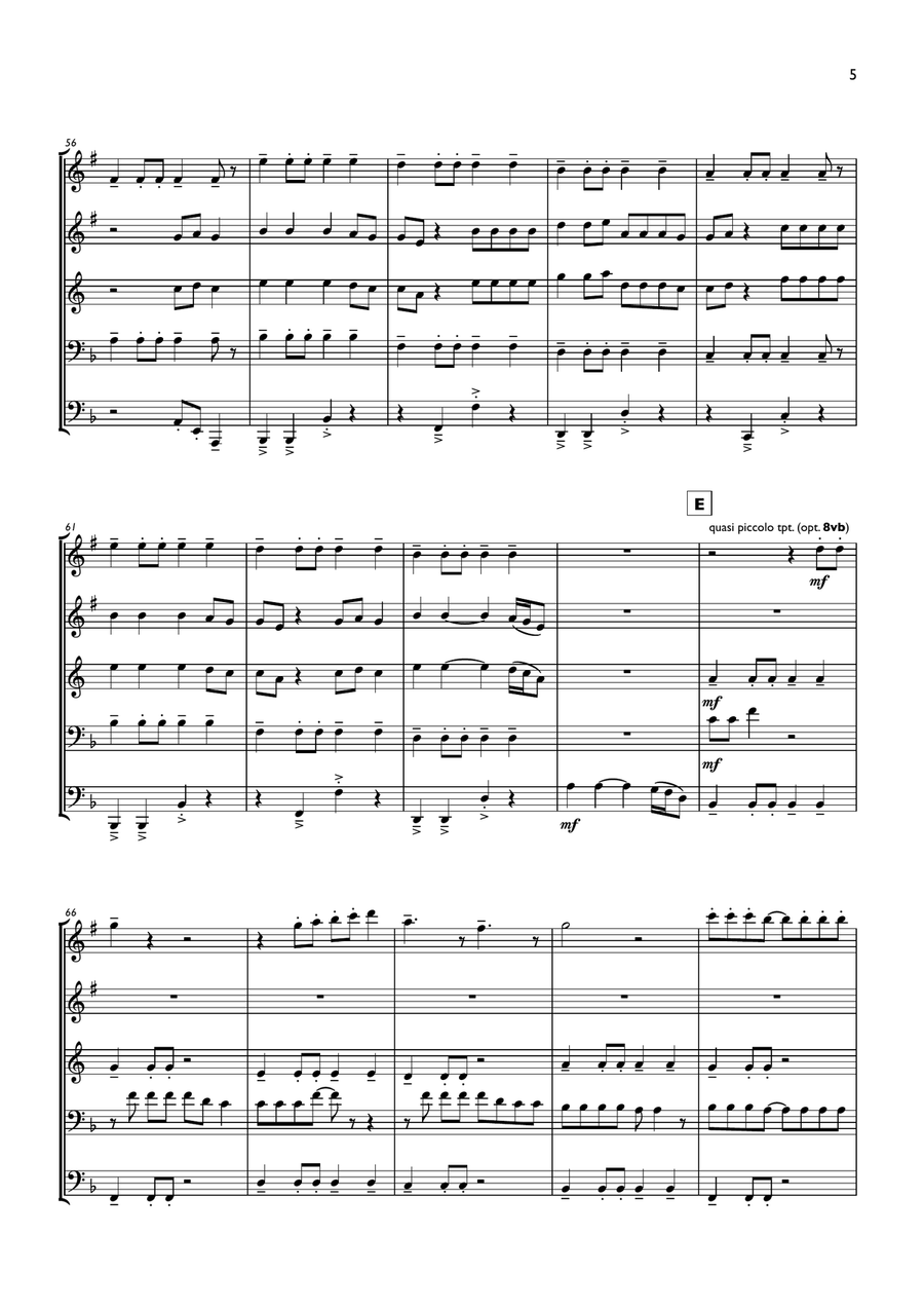 High Hopes High Hopes Brass Ensemble scores gallery preview page 5