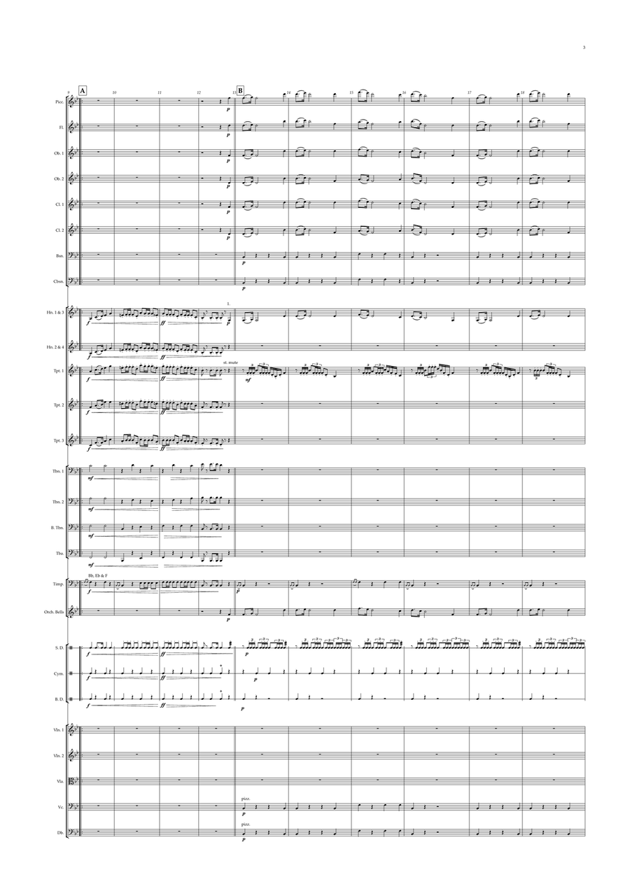 Italian National Anthem (Orchestre national d'Île-de-France Edition) Full Orchestra scores gallery preview page 3