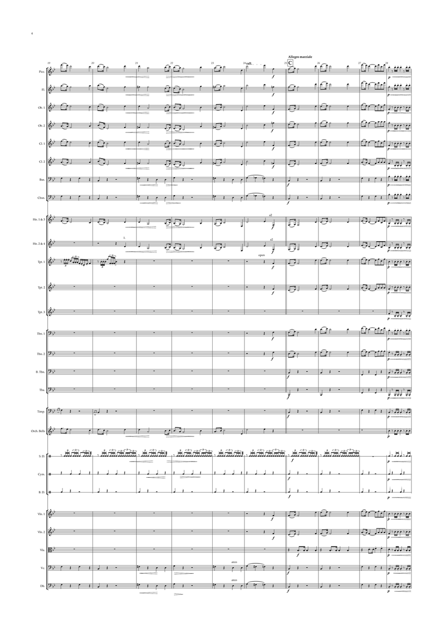Italian National Anthem (Orchestre national d'Île-de-France Edition) Full Orchestra scores gallery preview page 4