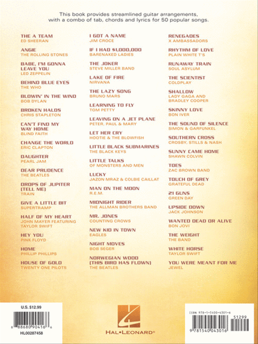 Simple Acoustic Songs Simple Acoustic Songs Acoustic Guitar scores gallery preview page 7