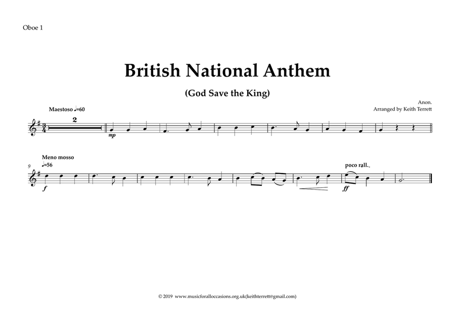 British National Anthem for Symphony Orchestra (Orchestre national d'Île-de-France Edition) Full Orchestra scores gallery preview page 6