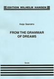 Saariaho From The Grammar Of Dreams (1988-89) Sc For Soprano And Mezzo Soprano