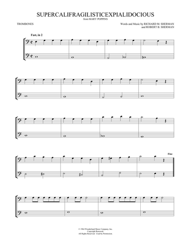 Supercalifragilisticexpialidocious (from Mary Poppins) (arr. Mark Phillips)