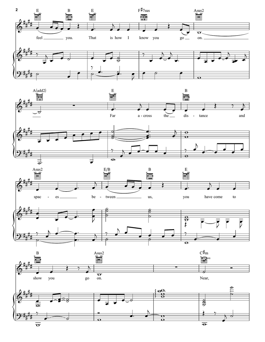 My Heart Will Go On (Love Theme From 'Titanic') Piano, Vocal scores gallery preview page 2